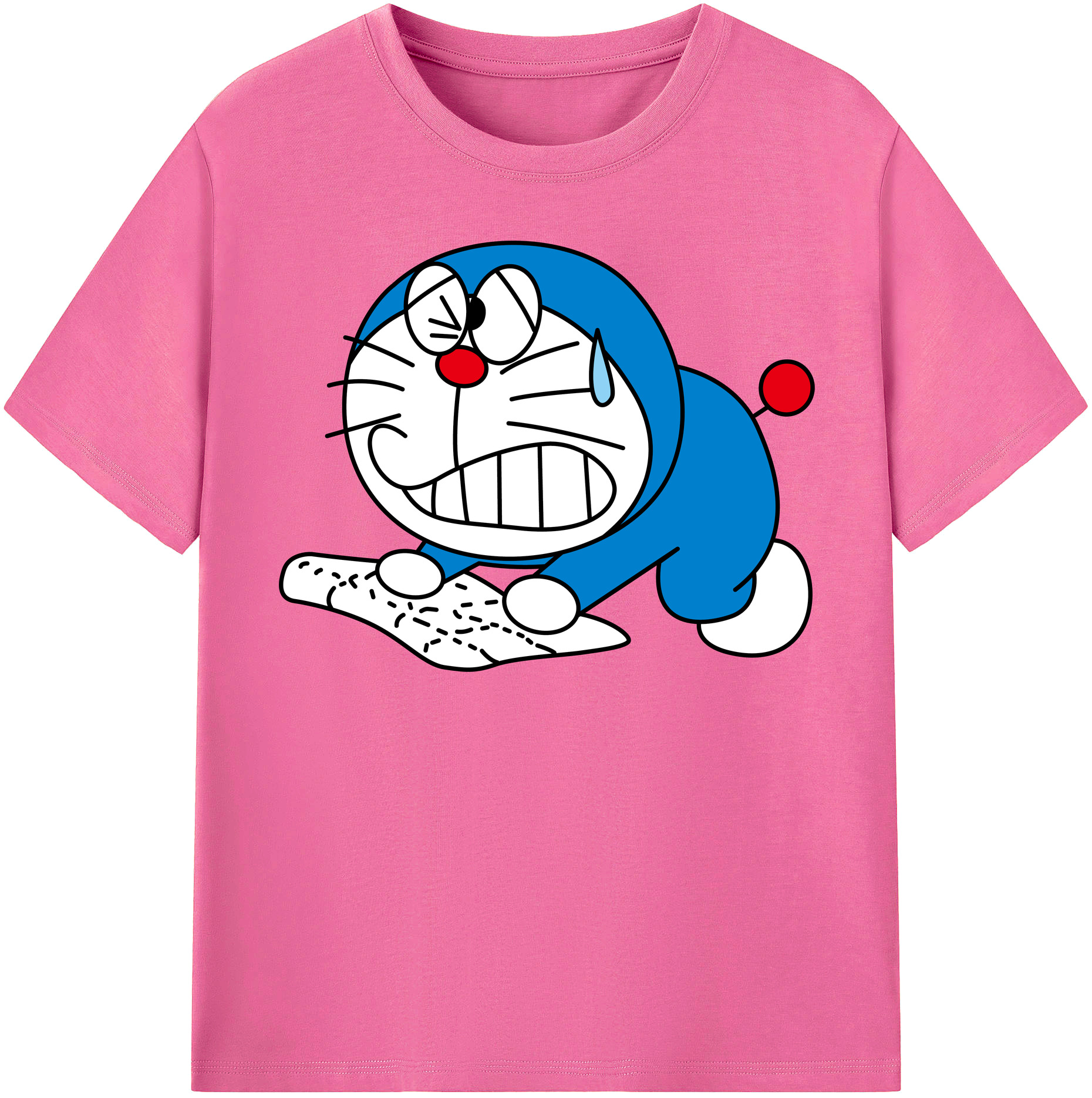 （画像用） ドラえもん Doraemon レディースカジュアルプリントTシャツ（綿100％）